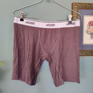 NWOT Woxers bike shorts cut 9" inseam, regular waist, gray color